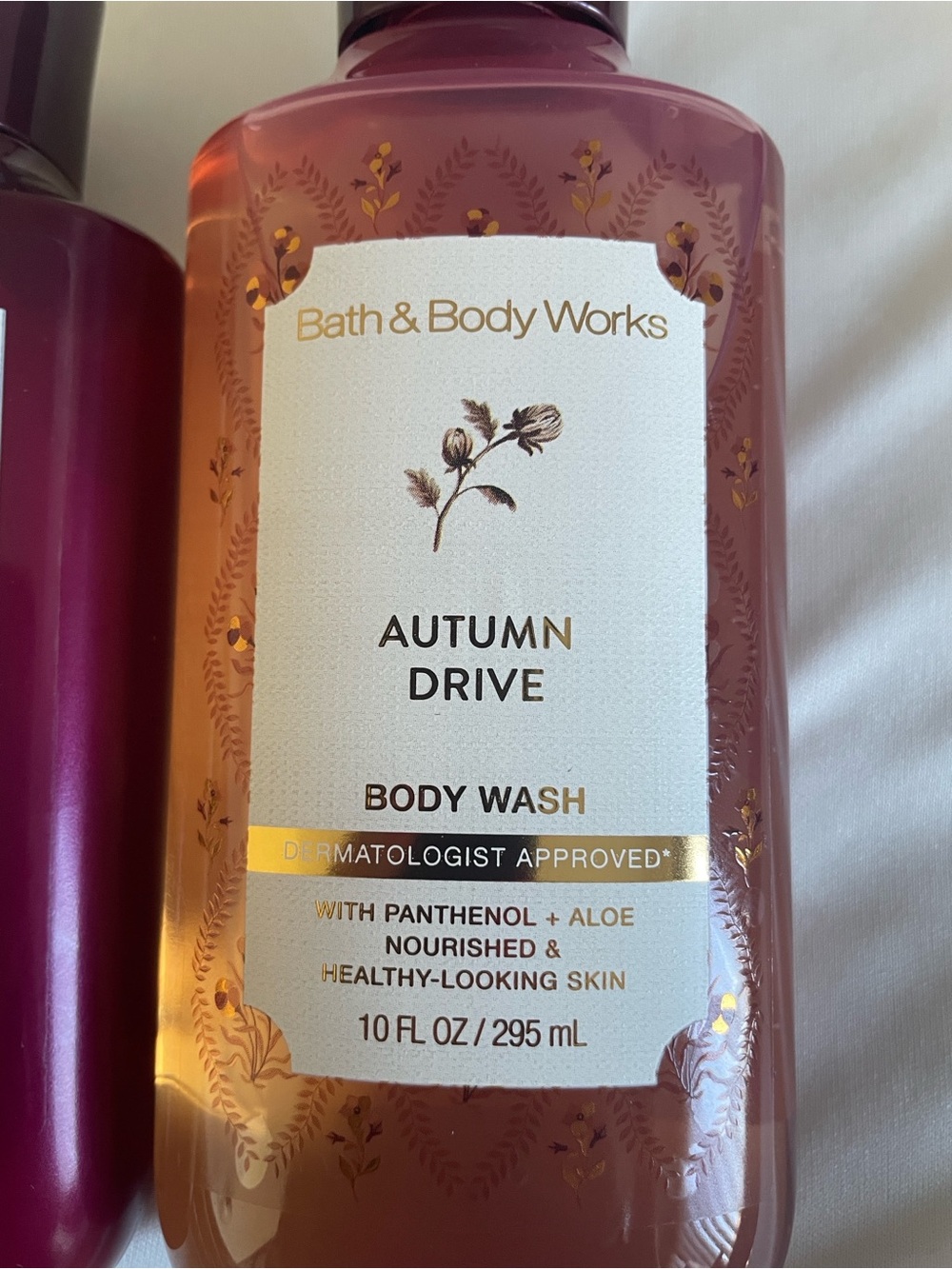 Bath & Body Works Autumn Drive Body Wash - amber pink